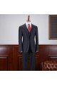 Regular Three Pieces Notched Lapel Best Fitted Tailored Business Suit For Men