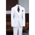 Fashion White Three Pieces Best Fitted Business Suit