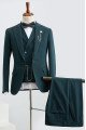 Chic Dark Green Three Pieces Best Fitted Tailored Suit For Business