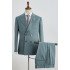 Stylish Peaked Lapel Double Breasted Business Suit For Men