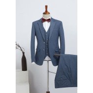 Brandon Bespoke Blue Three Pieces Best Fitted Business Suit