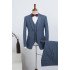 Brandon Bespoke Blue Three Pieces Best Fitted Business Suit