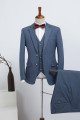 Brandon Bespoke Blue Three Pieces Best Fitted Business Suit