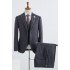 Classic Dark Gray Three Pieces Best Fitted Formal Menswear