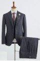 Classic Dark Gray Three Pieces Best Fitted Formal Menswear