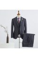 Classic Dark Gray Three Pieces Best Fitted Formal Menswear
