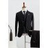 Classic All Black Three Pieces Best Fitted Formal Menswear