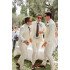 Stylish White Bespoke Best Fitted Wedding Groomsmen Suits