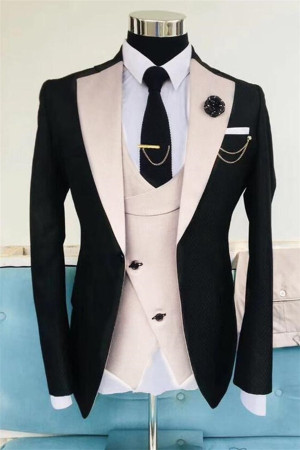 Black Wedding Tuxedos For Men | Bespoke Formal Dinner Prom Outfit Suits Black Wedding Tuxedos For Men | Bespoke Formal Dinner Prom Outfit Suits