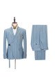 Micah Latest Design Striped Peaked Lapel Fashion Men Suits