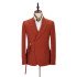 Giovanni Newest Peaked Lapel Best Fitted Orange Men Suits for Casual