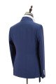 Kayden Newest Dark Blue Peaked Lapel Best Fitted Men Suits for Business