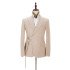 Fashion Champagne Men Suit for Summer | Buckle Button Groomsmen Suit for Wedding