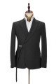 Classic Slim Fit Men Suit for Prom| Peak Lapel Buckle Button Suit for Men