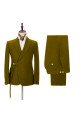 Roberto Fashion Best Fitted Peaked Lapel Two Pieces Men Suits