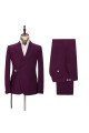Zane Chic Peaked Lapel Slim Fit Two-Pieces Men Suits for Prom