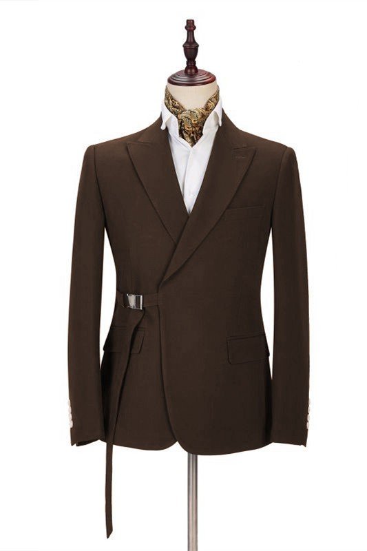 Clayton New Arrival Fashion Peaked Lapel Best Fitted Men Suits