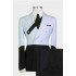 Devon Sky Blue Chic Close Fitting Peaked Lapel Prom Men Suits