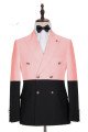 Maximus Pink Double Breasted Best Fitted Chic Men Suits for Prom