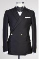 James Fashion Black Peaked Lapel New Arrival Men Suits for Prom James Fashion Black Peaked Lapel New Arrival Men Suits for Prom