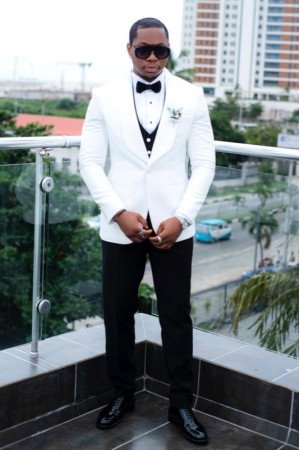 Theodore Fashion White Jacquard Shawl Lapel Three Pieces Men Suits Theodore Fashion White Jacquard Shawl Lapel Three Pieces Men Suits