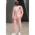 Gavin Chic Pink Peaked Lapel Prom Men Suits With Zipper Pocket