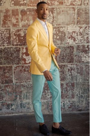 Nathaniel Simple Yellow Peaked Lapel Slim Fit Prom Men Suits Nathaniel Simple Yellow Peaked Lapel Slim Fit Prom Men Suits