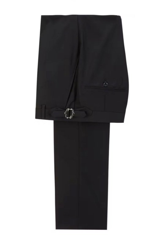 Edmund Black And Red Peaked Lapel Best Fitted Prom Men Suits Edmund Black And Red Peaked Lapel Best Fitted Prom Men Suits