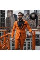 Elliot Orange Slim Fit Peaked Lapel Three Pieces Prom Outfits Elliot Orange Slim Fit Peaked Lapel Three Pieces Prom Outfits