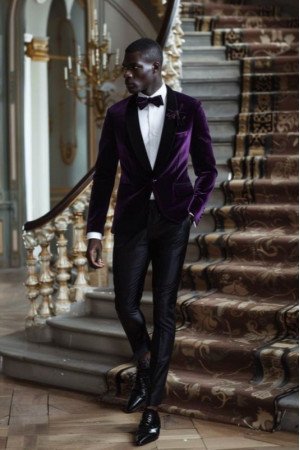 Cash Regency Velvet Shawl Lapel Slim Fit Men Suits For Prom Cash Regency Velvet Shawl Lapel Slim Fit Men Suits For Prom