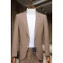Gustave Light Brown Notched Lapel Business Men Suits