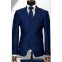 Doris Royal Blue Peaked Lapel Double Breasted Business Men Suits