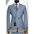 Meryl Lavender Peaked Lapel Double Breasted Business Men Suits