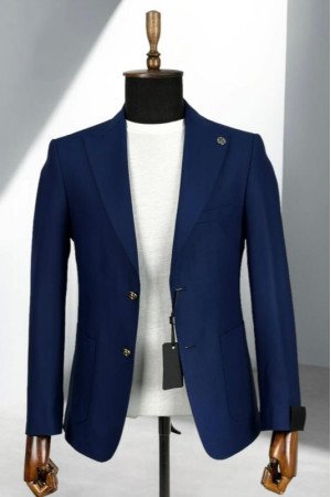 Cornell Blue Peaked Lapel Business Men Suits Cornell Blue Peaked Lapel Business Men Suits