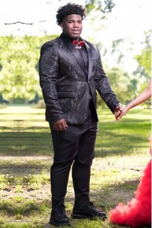 Abner Black Jacquard Shawl Lapel Big And Tall Prom Men Suits Abner Black Jacquard Shawl Lapel Big And Tall Prom Men Suits