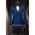 Page Royal Blue Shawl Lapel Double Breasted Wedding Men Suits