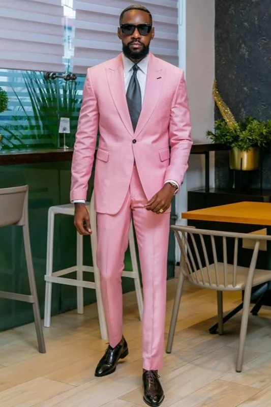 New Arrival Jade Peaked Lapel Men Suit Two Piece Prom New Arrival Slim Fit Suit