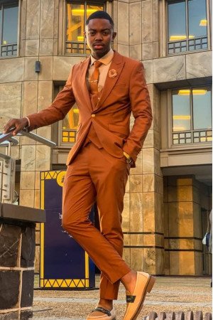 Maggie Light Brown Peaked Lapel Three Pieces Prom Men Suits Maggie Light Brown Peaked Lapel Three Pieces Prom Men Suits