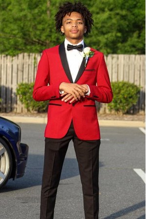 Sampson Red Shawl Lapel Wedding Men Suits Sampson Red Shawl Lapel Wedding Men Suits