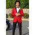 Sampson Red Shawl Lapel Wedding Men Suits