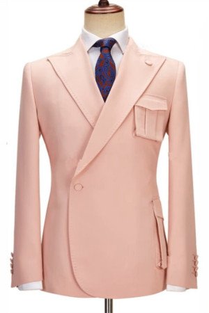 Barlow Fashion Pink Peaked Lapel Business Men Suits Barlow Fashion Pink Peaked Lapel Business Men Suits