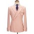Barlow Fashion Pink Peaked Lapel Business Men Suits