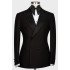 Lloyd Black Double Breasted Wedding Men Suits With Sequins Peaked Lapel