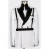 Tom Chic White Peaked Lapel Double Breasted Wedding Men Suits