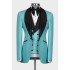 Howard Pool Shawl Lapel Three Pieces Wedding Men Suits 