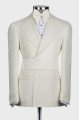 Jensen Chic Ivory Notched Lapel Jacquard Prom Men Suits Jensen Chic Ivory Notched Lapel Jacquard Prom Men Suits