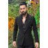 Quincy Simple Black Shawl Lapel Beadings Men Suits For Prom