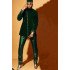 Ingram Glamorous Dark Green Shawl Lapel Velvet Men Suits Prom Outfits