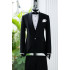 King Modern Black Shawl Lapel Three Pieces Wedding Men Suits