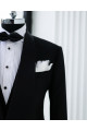 King Modern Black Shawl Lapel Three Pieces Wedding Men Suits
